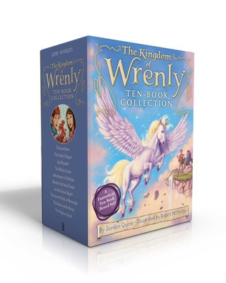 The Kingdom of Wrenly Ten-Book Collection: The Lost Stone; The Scarlet Dragon; Sea Monster!; The Witch&amp;#039;s Curse; Adventures in Flatfrost; Beneath the S foto