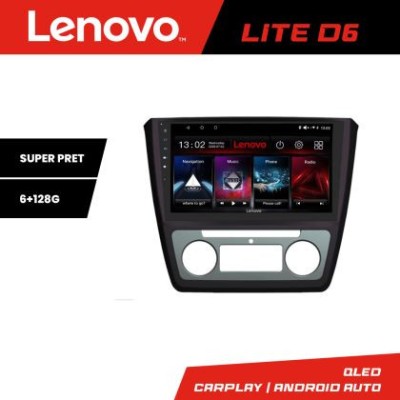 Navigatie Skoda Yeti 2009-2014 Lenovo Kit-YETI 8 core 6+128 GB Android Waze USB Navigatie Internet Youtube Radio CarStore Technology foto
