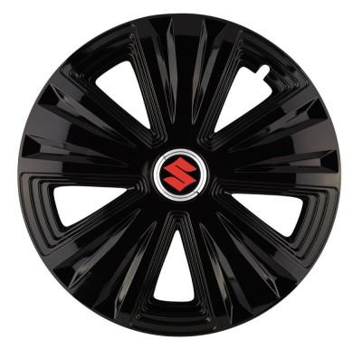 Set 4 capace roti Glory negru R15 pentru gama auto Suzuki foto