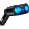Splitter bricheta auto cu voltmetru/USB, 3,1A, 1A, 12/24V DC, 100W, 13 x 7,5 x 3,2cm, negru