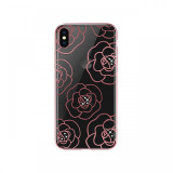 Carcasa iPhone XS / X Devia Camellia Rose Gold