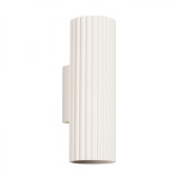 Lampă De Perete Karbon Bej Aluminiu Cu 2 Becuri Tub Minimalistă De Interior.