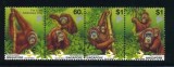 Singapore 2001 - Orangutani, fauna, serie neuzata