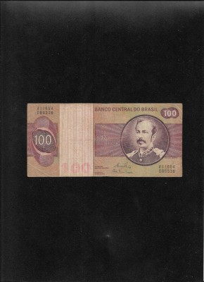 Brazilia 100 cruzeiros 1970(74) seria11664080338 mica fisura laterala foto