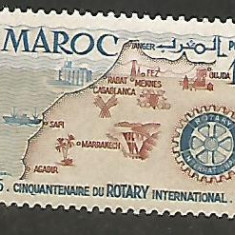 (No 8)timbre-MAROC 387