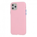 HUSA CAPAC SILICON MATT SOLID APPLE IPHONE 12 MINI (5,4&quot;) LIGHT PINK