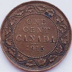 2286 Canada 1 cent 1915 George V (with "DEI GRA") km 21