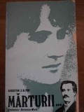 Marturii Eminescu - Veronica Micle, Augustin Z.N. Pop, 1989, Litera, Biografii, Paperback, Romana