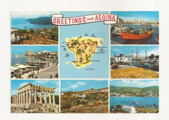 FA54-Carte Postala- GRECIA - Aegina, necirculata