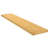 Gossi raft de perete, 100x20x4 cm, bambus