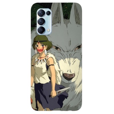 Husa compatibila cu Oppo A5 (2020) model Princess Mononoke, Silicon, TPU, Viceversa foto