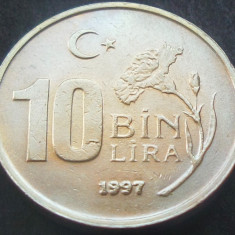 Moneda 10 BIN LIRA / 10000 LIRE - TURCIA, anul 1997 * cod 1418
