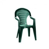 Cumpara ieftin Scaun de grădină din plastic Bonaire, verde &icirc;nchis