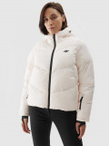 Geacă de schi din puf cu umplutură sintetică pentru femei - albă, 4F Sportswear