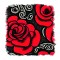Sticker decorativ Trandafiri, Rosu, 55 cm, 11638ST