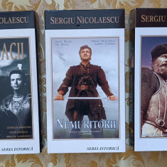 3 filme romanesti pe casete video , Sergiu Nicolaescu , Dacii, Mihai Viteazul