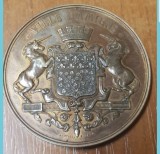 AMS# - MEDALIE FRANTA VILLE D&#039;AMIENS BRONZ 1862