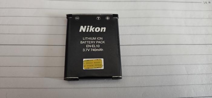 Acumulator NIKON EN-EL10 / 3,7 V 740 mAh ,ORIGINAL JAPAN