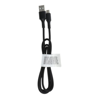 Cablu Date &amp;amp; Incarcare MicroUSB (Negru) 1 Metru C281 foto