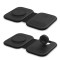 Incarcator wireless 3 in 1, IKATAK, compatibil iPhone 16,15,14,13,12, Apple Watch, Airpods, putere 3W/15W, pliabil