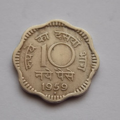 10 Naye Paise 1959 INDIA