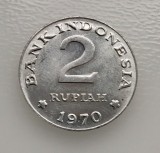 Indonezia - 2 Rupiah 1970 AUNC / UNC