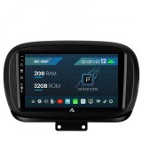 Navigatie Fiat 500X (2014-2020), Android 12, P-Octacore 2GB RAM + 32GB ROM, 9 Inch - AD-BGP9002+AD-BGRKIT362