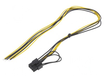 Cablu de alimentare PCIe 8 pin 0,45m foto