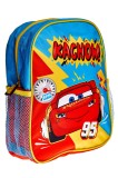 Rucsac gradinita cu 2 buzunare 30x26x10 cm Cars, Litera