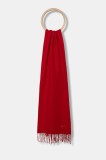 Moschino eșarfă de l&acirc;nă culoarea bej, uni, M5165 50092