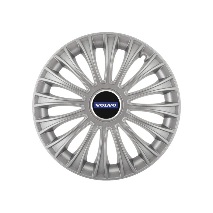 Set 4 Capace Roti 15 inchi (R15) Dino Gri, Compatibile cuVolvo