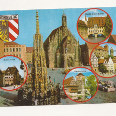 FG3 - Carte Postala - GERMANIA - Nurnberg, Hauptmarkt, necirculata