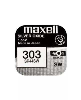 Baterie ceas Maxell SR44SW V303 AG13 1.55V oxid de argint 1buc foto