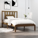VidaXL Cadru de pat, maro miere, 100x200 cm, lemn masiv de pin 3104056