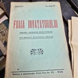 Foaia Invatatorului Anul IV Nr. 4 / 1931