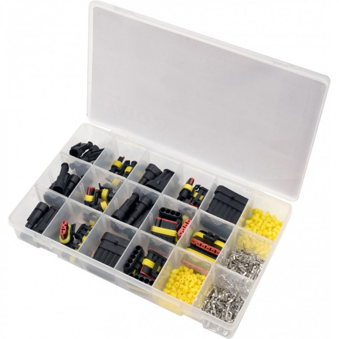 YATO Set 424 conectori electrici 1-6 PIN