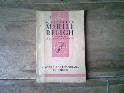 MARILE RELIGII - E. AEGERTER foto