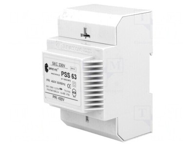 Transformator de Alimentare 63VA 400VAC 230V pentru Șină DIN foto