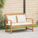VidaXL Bancă de grădină Maro 110 x 64 x 76.5 cm Lemn masiv de tec