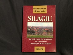 Carte Monografia satului Silagiu Judetul Timis / pagini de istorie .... de Octavian Sfetcu si Nicolae Moise anul 2006 / 298 pagini !