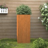 Cumpara ieftin Jardinieră, 32x29x75 cm, oțel corten