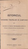 Manolescu Stefan - Istoricul hranirei trupelor in campanie (1925), carte veche Minerva, cartonata, 251 pagini, 13x20 cm, limba romana