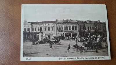 Ploiesti, Piata si Monumentul Libertatii, inceput de secol XX foto