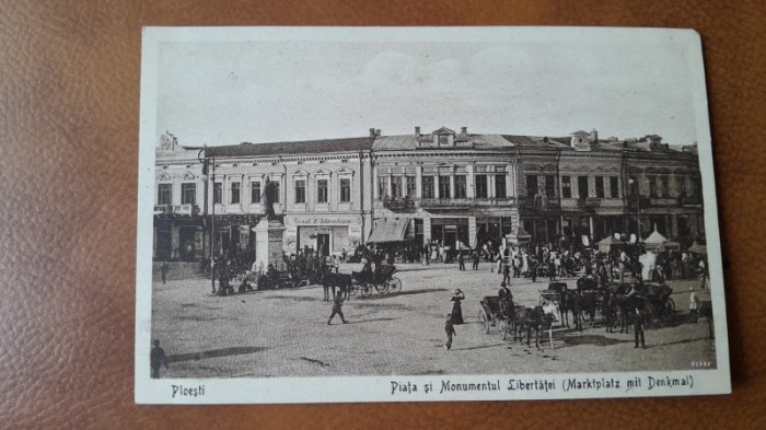 Ploiesti, Piata si Monumentul Libertatii, inceput de secol XX
