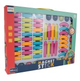 Set blocuri magnetice, 66 elemente, MalPlay 109435