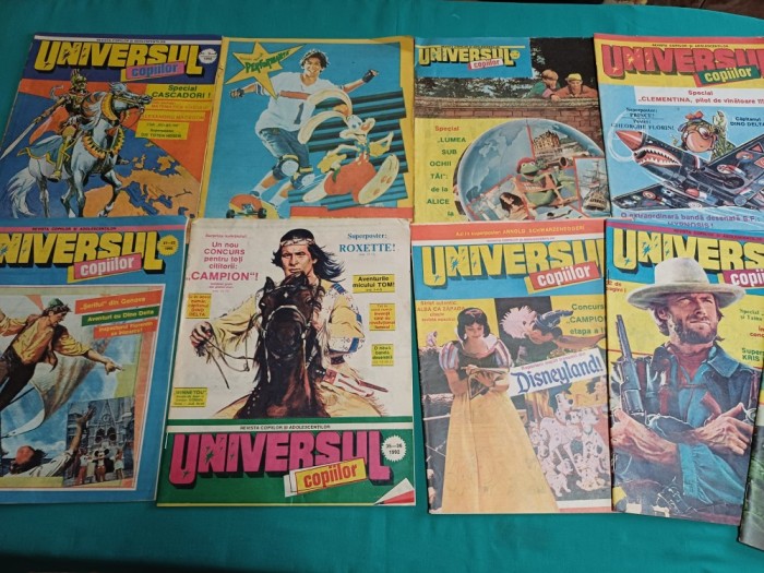 LOT 9 REVISTE UNIVERSUL COPIILOR * NUMERE DIFEIRTE1992 * 010