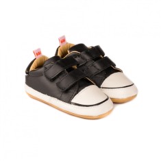 Pantofi Baietei Bibi Afeto Joy Black cu Velcro 24 EU
