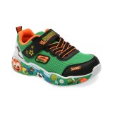 Pantofi sport SKECHERS verzi, PLAY SCENE, din material textil