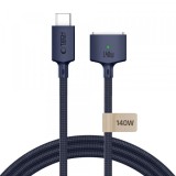 Cablu Incarcare Tech-Protect MMC01 Ultraboost, USB-C - MagSafe 3, 140W, 3m, Bleumarin