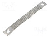 Trese bandă de &icirc;mpăm&acirc;ntare 16mm2 &Oslash;1: 9mm &Oslash;2: 9mm 120A L: 0,13m